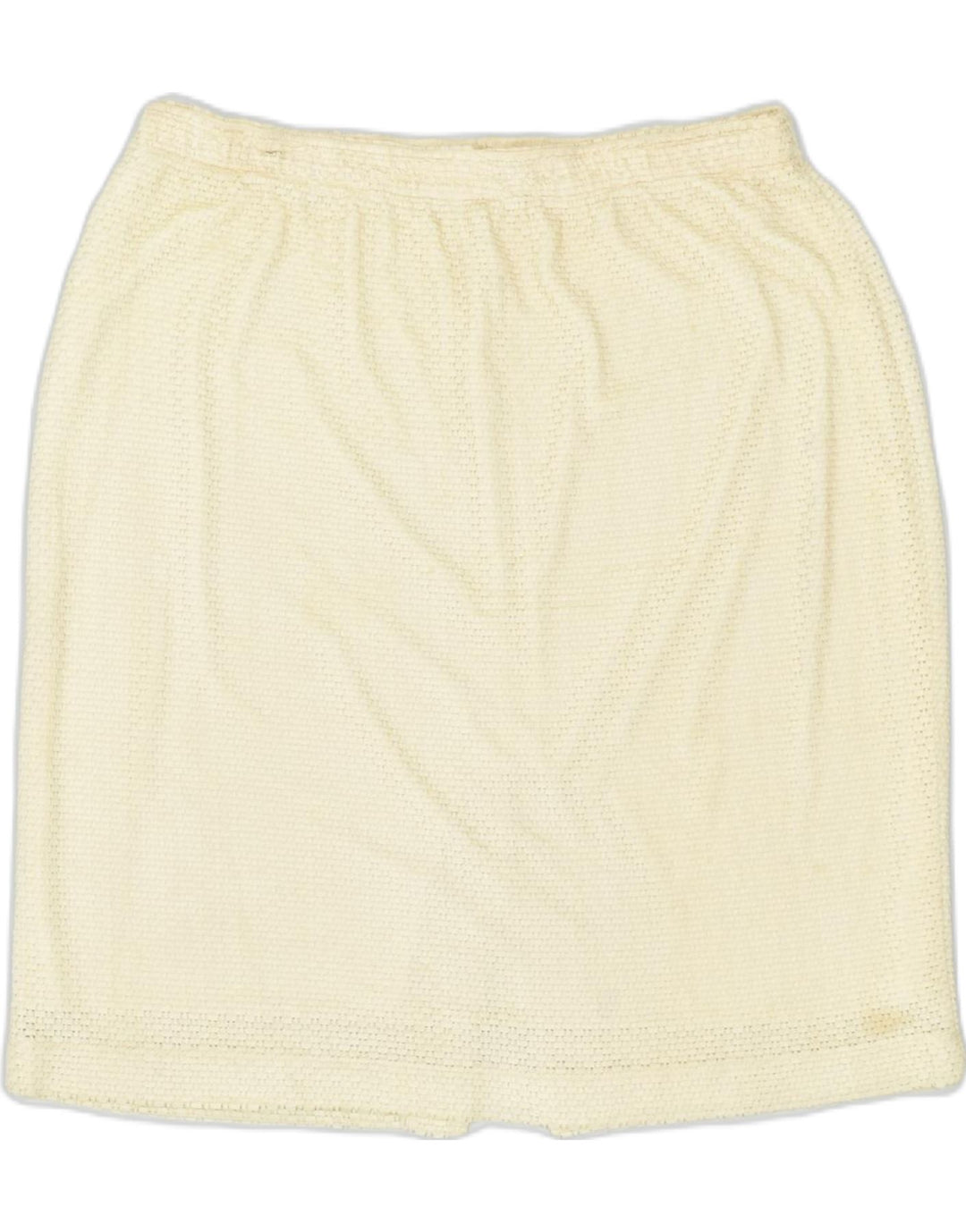 VINTAGE Womens Straight Skirt UK 10 Small W30 Off White | Vintage | Thrift | Second-Hand | Used Clothing | Messina Hembry 