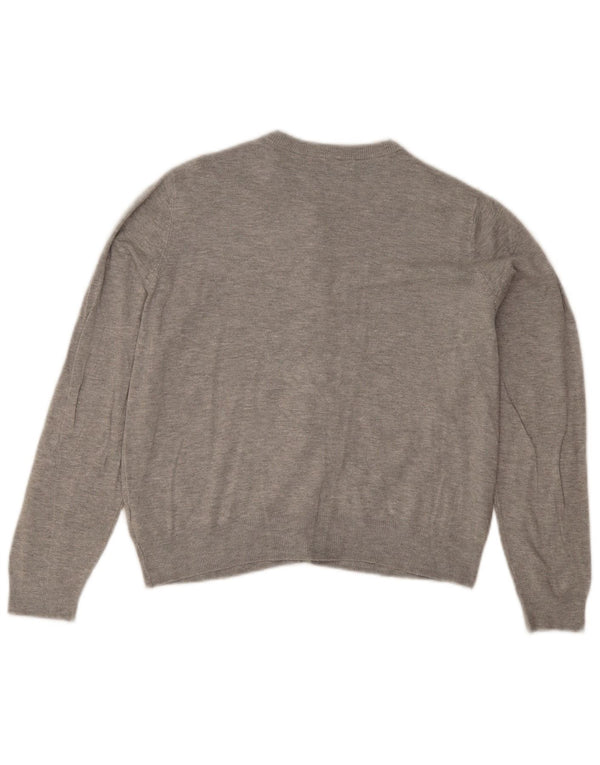 Marks & Spencer Damen Boleropullover UK 14 Mittelgraue Viskose