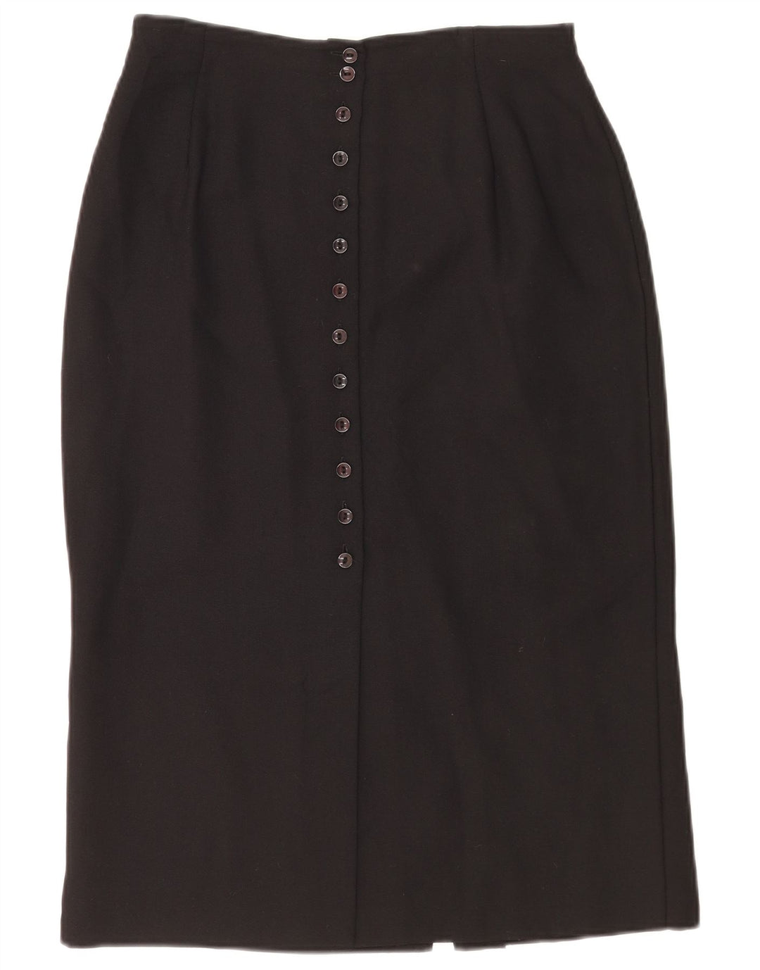 Marks & Spencer Damen Bleistiftrock UK 14 Medium W28 Schwarz Polyester