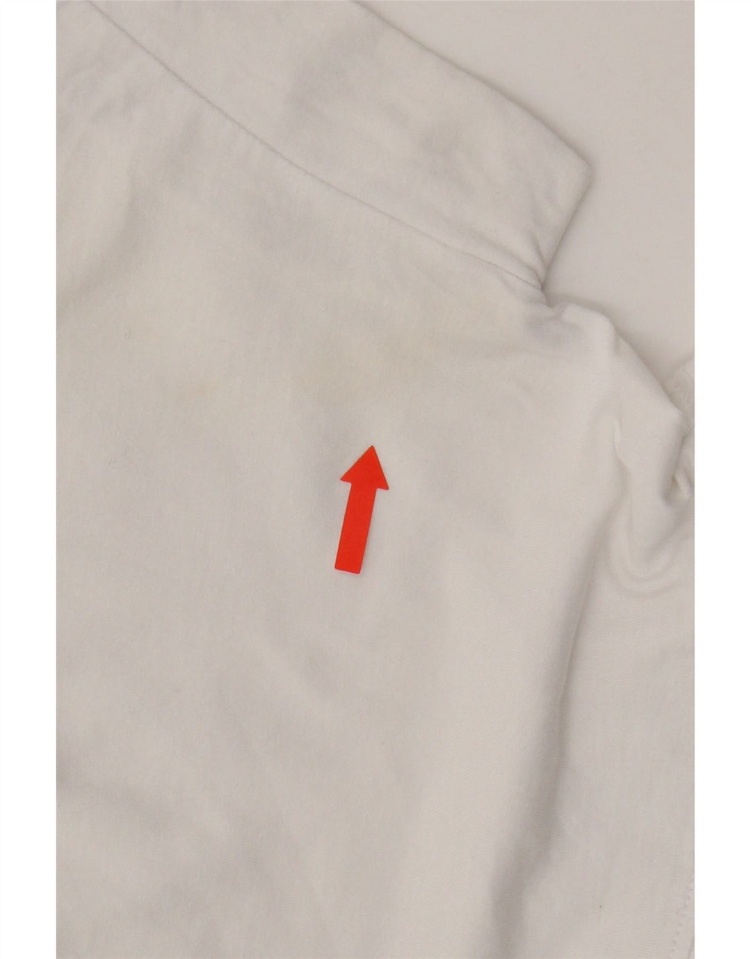 Zara Damen-Blusenoberteil mit Rüschen vorne, UK 10, Größe S, weiße Baumwolle