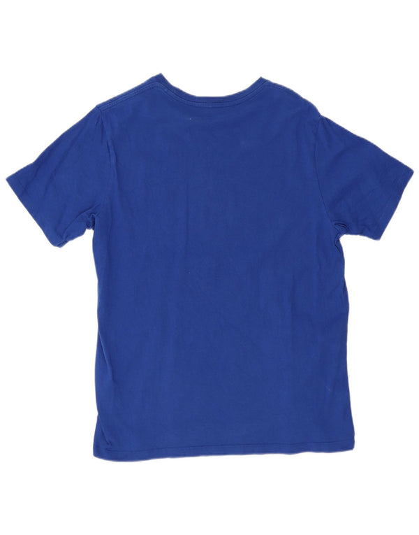 Levi's Damen-T-Shirt mit Grafik, UK 14, mittelblaue Baumwolle