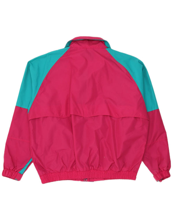 Bad Lands Herren Regenjacke UK 42 XL Pink Colourblock Nylon
