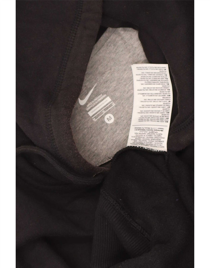 Nike Herren-Kapuzenpullover mit Reißverschluss, mittelschwarz, Baumwolle