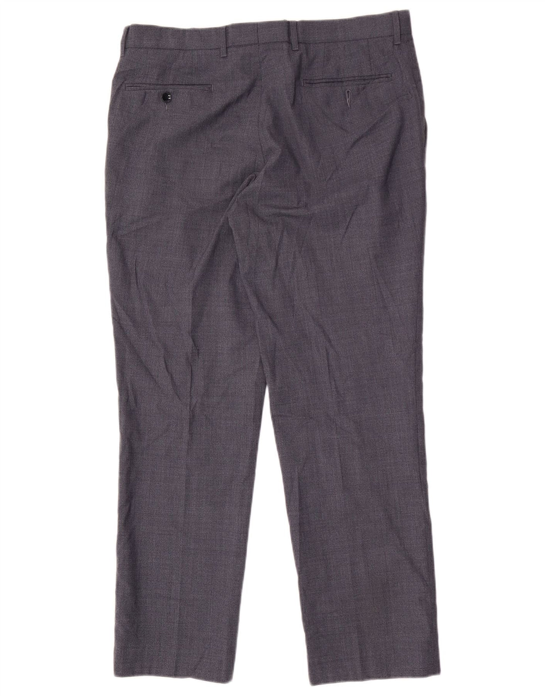 Marks & Spencer Herren Autograph Gerade Anzughose W34 L29 Blaue Wolle