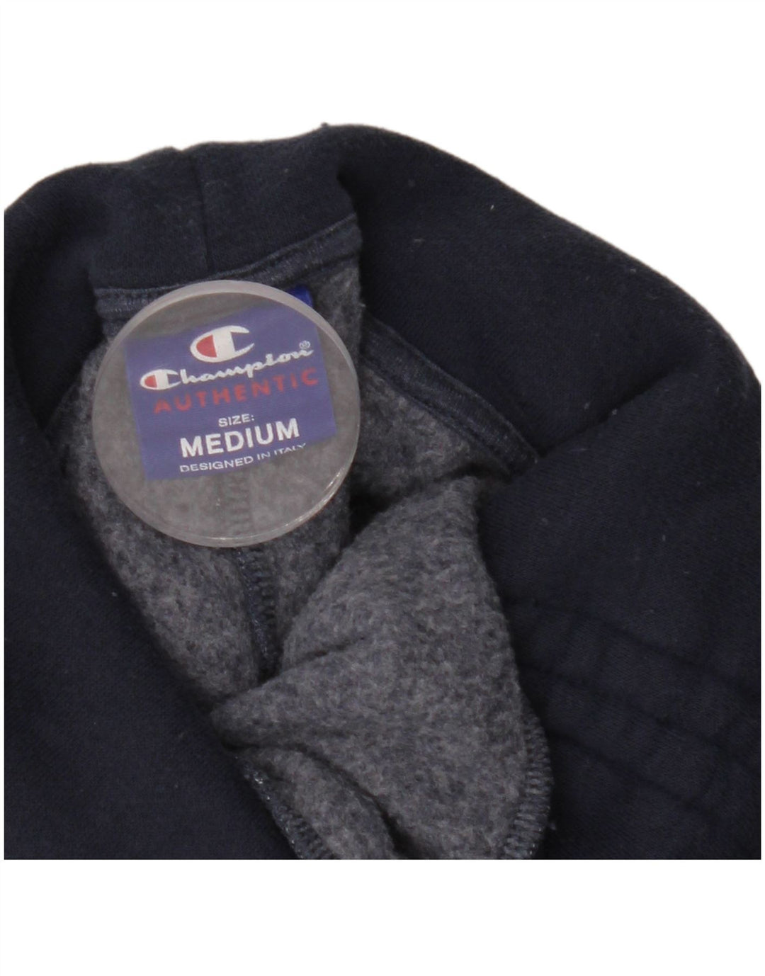 CHAMPION Damen Sweatshirt Pullover UK 12 Medium Marineblau