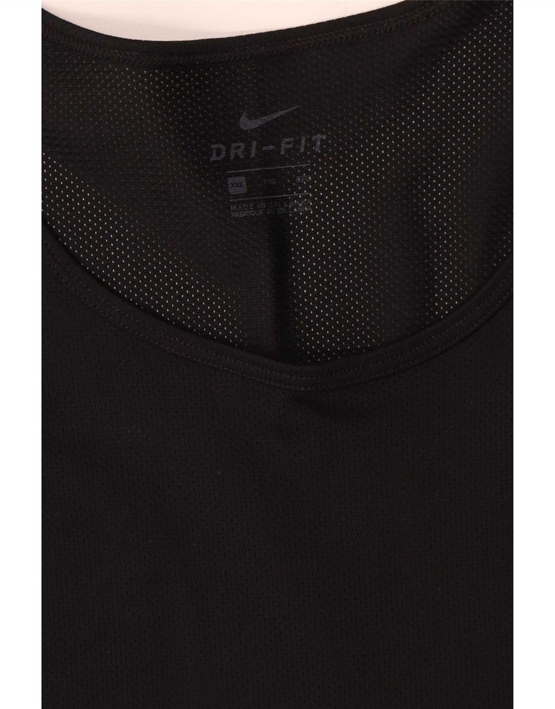 Nike Herren Dri Fit Weste Top 2XL Schwarz Polyester