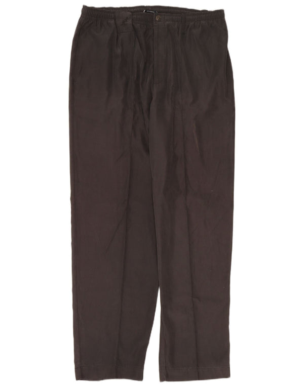 AUSTRALIAN L'ALPINA Herren gerade Chinohose IT 56 3XL W40 L32 Schwarz