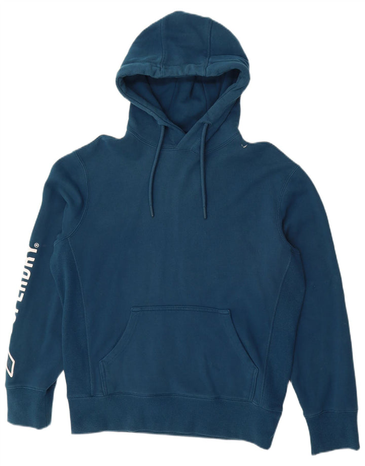 SUPERDRY Herren-Kapuzenpullover mit Grafik, Größe S, Blau, Baumwolle