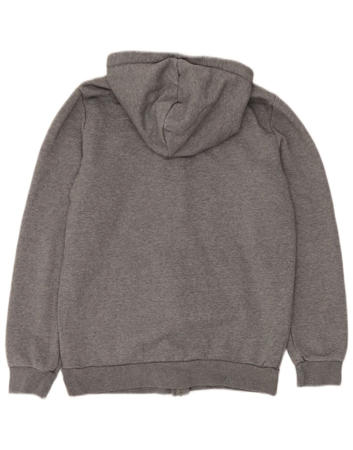 PUMA Herren Graphic Zip Hoodie Pullover Small Grau Baumwolle Sport