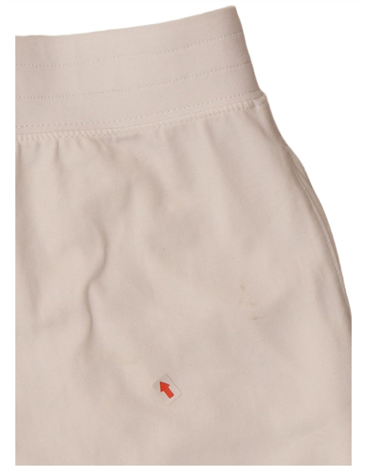 Champion Damen Graphic Sport Shorts UK 12 Medium Weiß