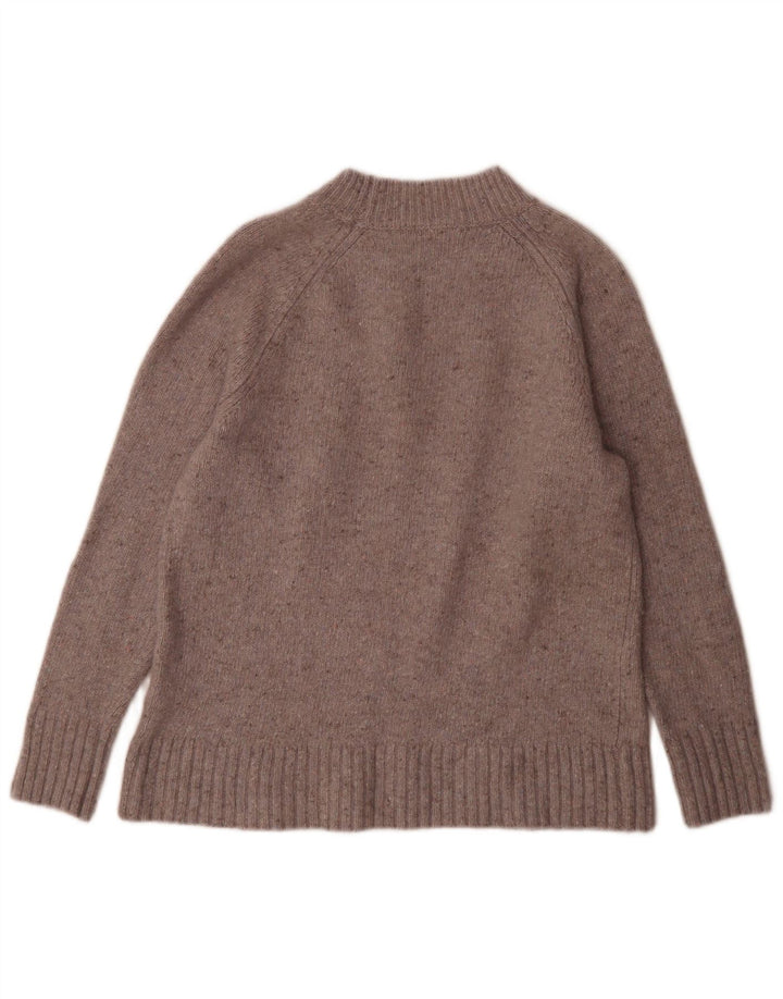White Stuff Rollkragenpullover für Damen, Gr. 40, Größe L, Grau meliert