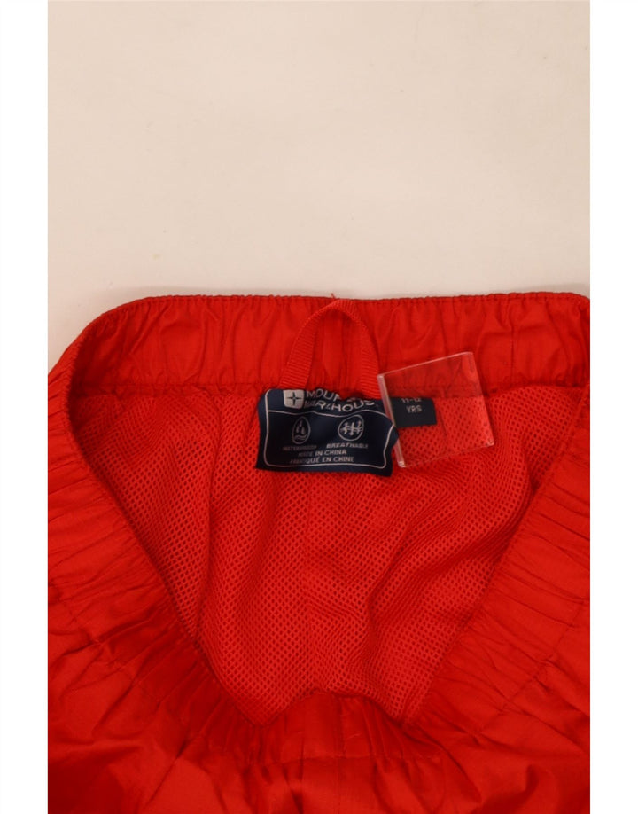 Wasserdichte Hose für Jungen von Mountain Warehouse, 11–12 Jahre, rotes Polyester