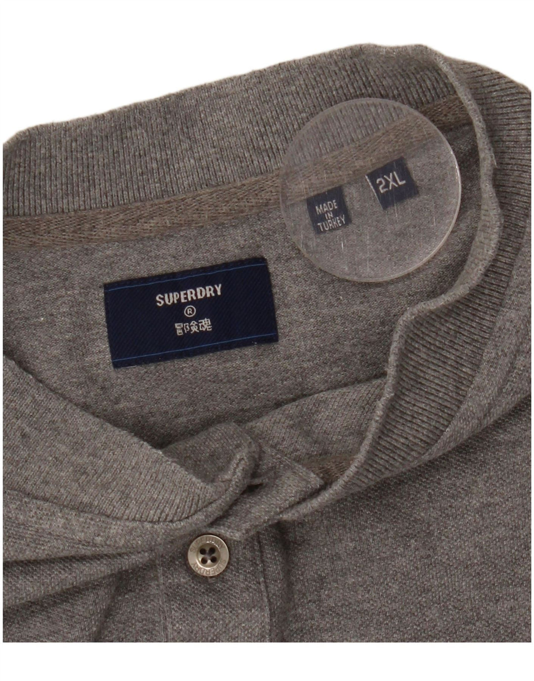 SUPERDRY Herren T-Shirt Top 2XL Grau