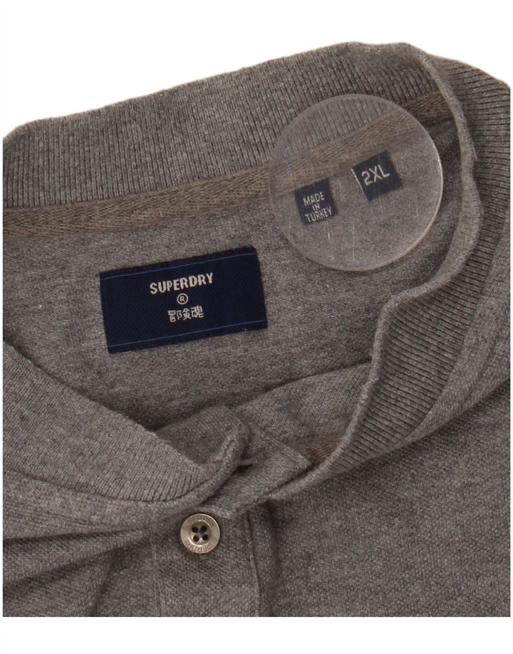SUPERDRY Herren T-Shirt Top 2XL Grau