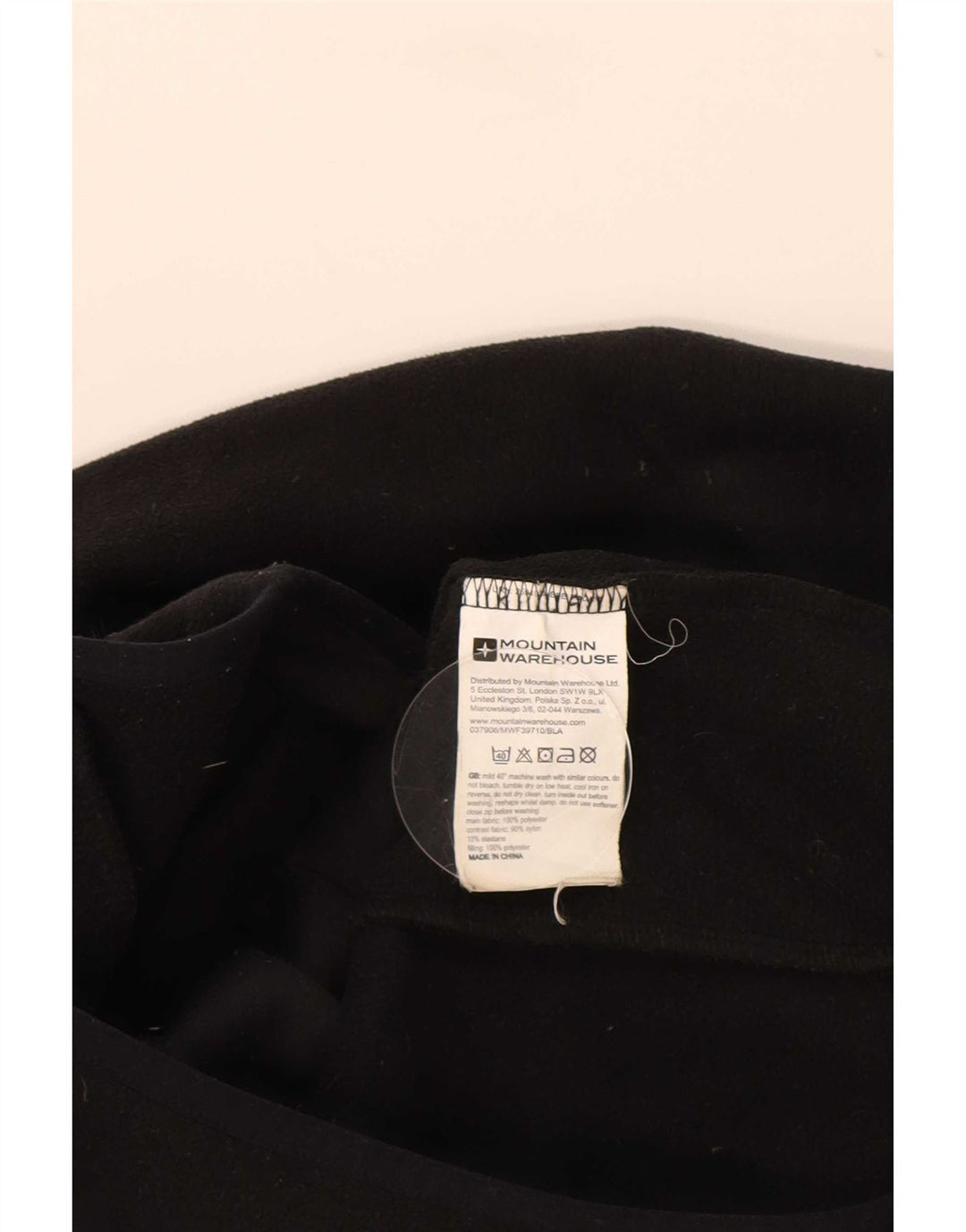 Mountain Warehouse Fleecejacke für Damen, UK 12, Mittelschwarz, Farbblock