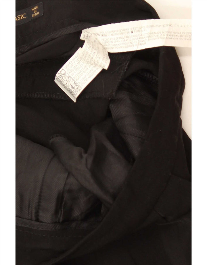 Zara Damen Pegged Freizeithose Medium W28 L32 Schwarz Polyester