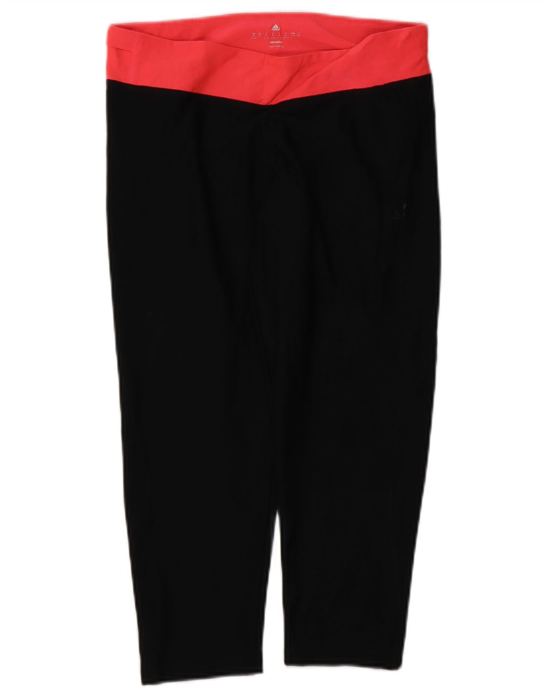 Adidas Damen Climalite Leggings UK 12/14 Medium Schwarz Polyester