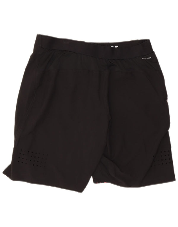 Reebok Herren Graphic Badeshorts Medium Schwarz Polyester
