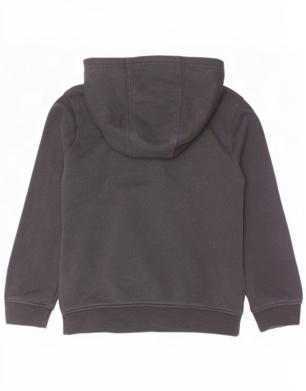 Nike Jungen-Pullover mit grafischem Kapuzenpullover, mittelgroß, schwarze Baumwolle, 5–6 Jahre
