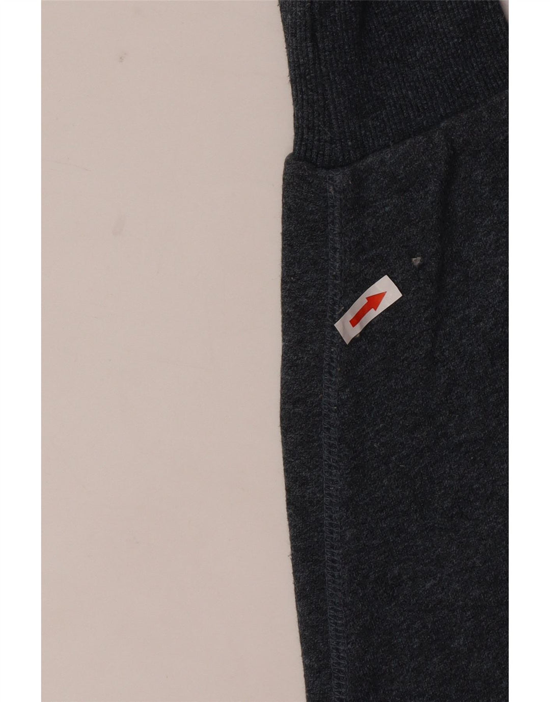 Superdry Herren Grafik-Sweatshirt-Pullover aus mittelgrauer Colourblock-Baumwolle