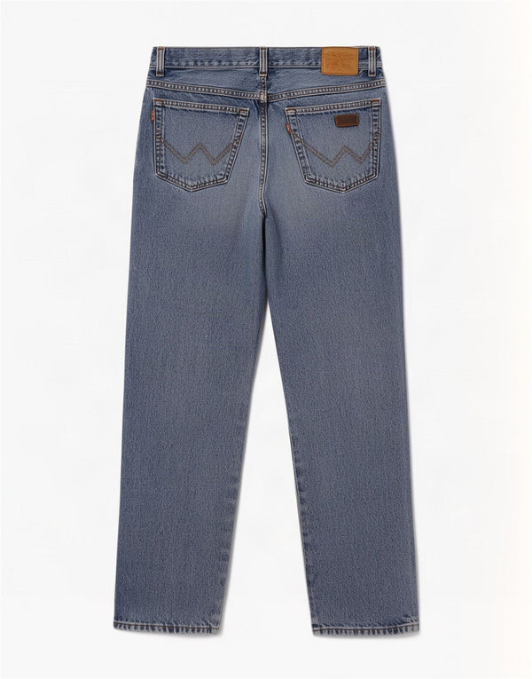 Wrangler Herren Ohio Straight Jeans W32 L32 Blaue Baumwolle