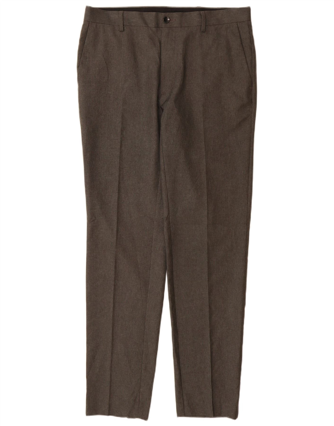 Marks & Spencer Herren Skinny Freizeithose W32 L31 Grau Polyester