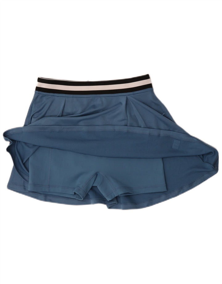 Nike Damen Dri Fit Skort UK 14 Mittelblauer Farbblock
