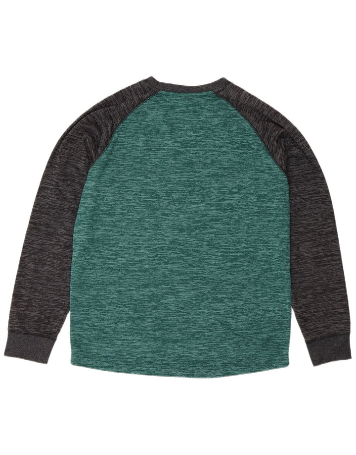 O'Neill Herren-Oberteil, langärmelig, Mittelgrün, Farbblock-Polyester