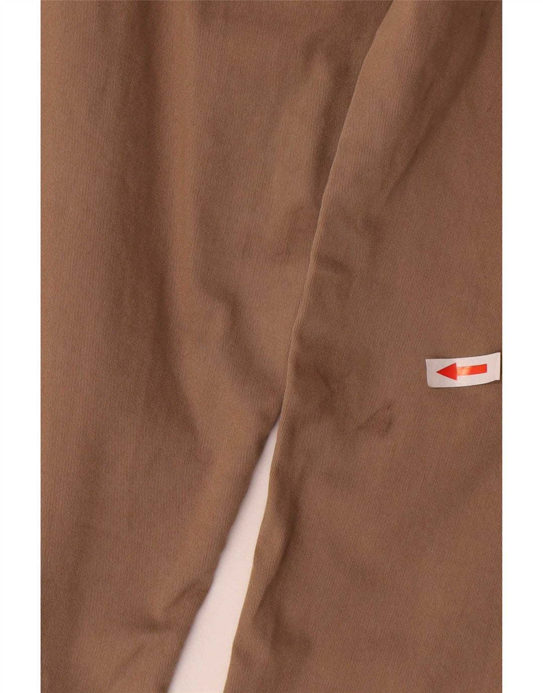 Marks & Spencer Damen gerade geschnittene Hose UK 12 Medium W32 L24 Braun