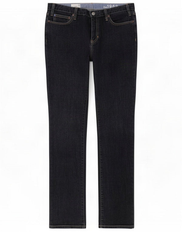 Gap Damen Skinny Jeans US 10 Large W32 L32 Marineblau Baumwolle
