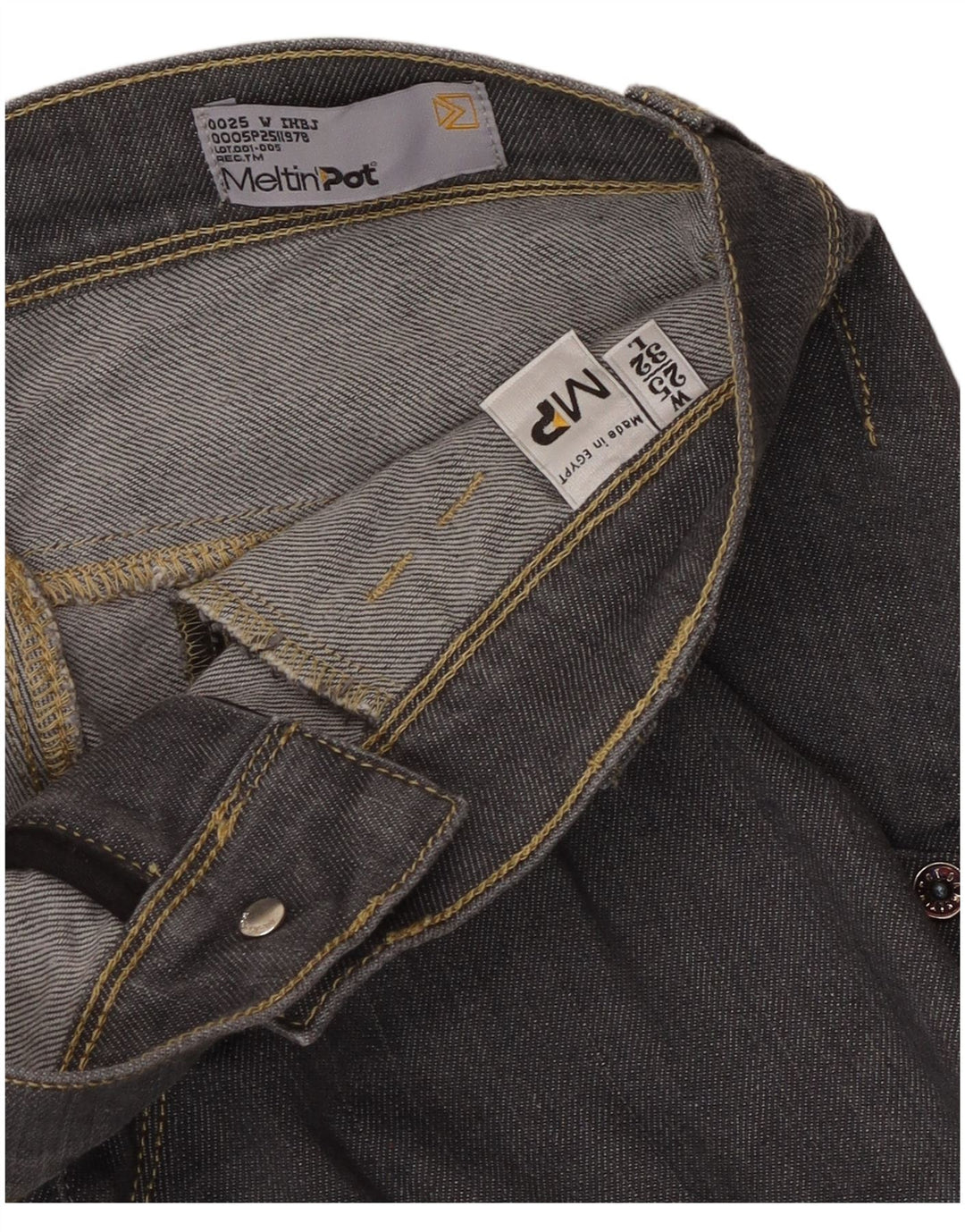 Meltin' Pot Damen Slim Jeans W25 L32 Grau