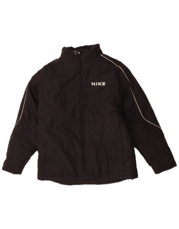 Nike Jungen Grafik gepolsterte Jacke 13–14 Jahre XL Schwarz Polyester