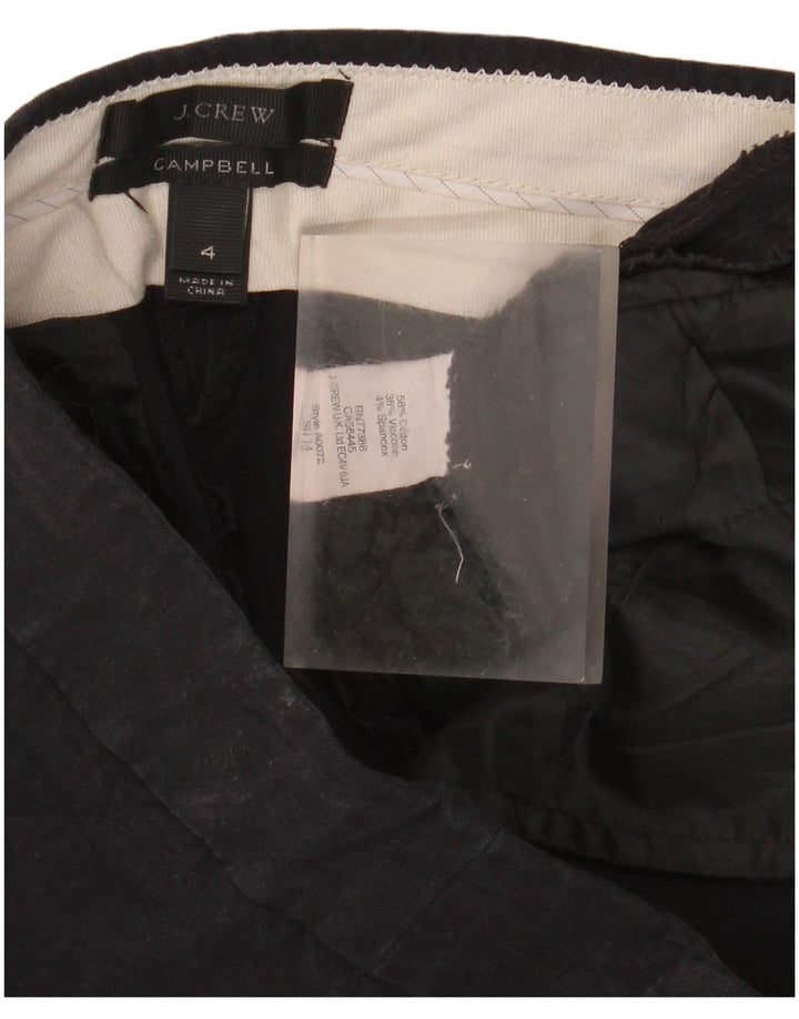 J. Crew Damen Campbell Bootcut verkürzte Hose US 4 Small W32 L25 Schwarz