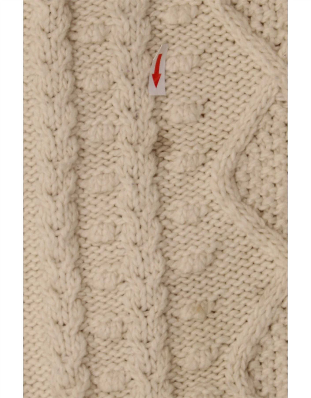 Zara Damen-Pullover mit Rollkragen, übergroß, Größe 40, Beige