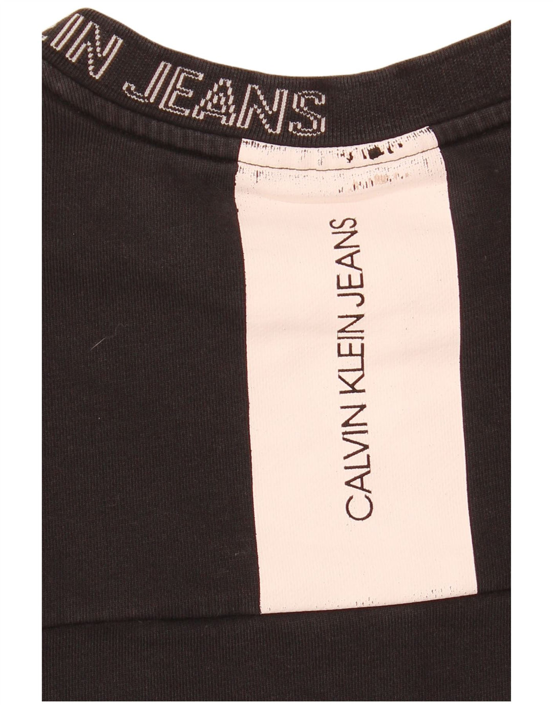 Calvin Klein Jeans Herren-Sweatshirt mit Grafik, Mittelschwarz, Farbblock