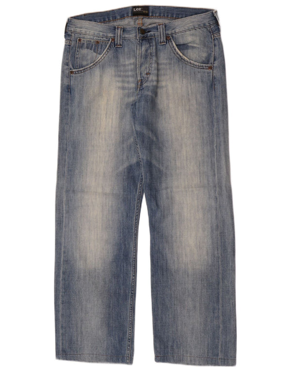Lee Herren Ripley Straight Jeans W32 L29 Blaue Baumwolle