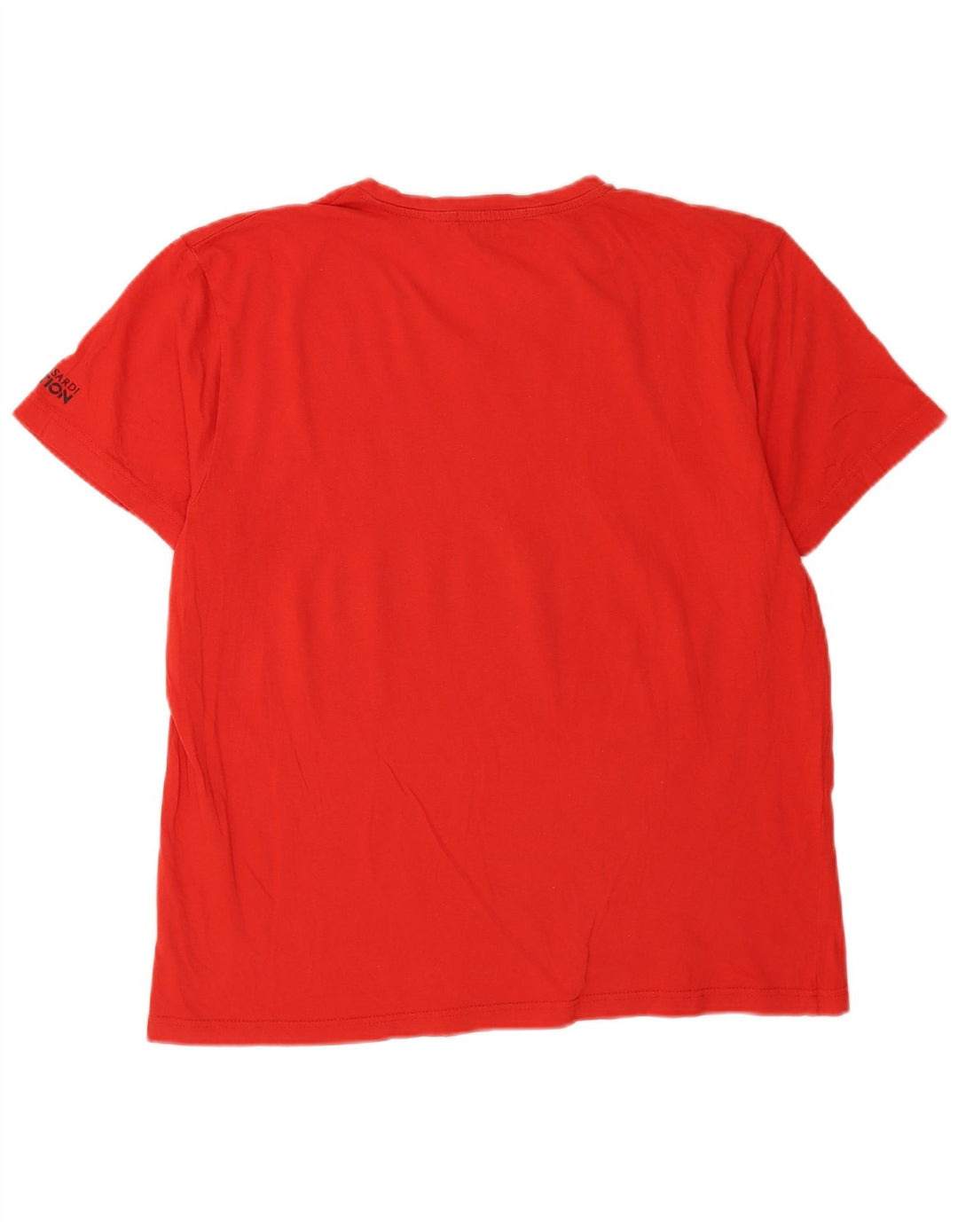 Trussardi Herren Grafik T-Shirt Top 2XL Rot