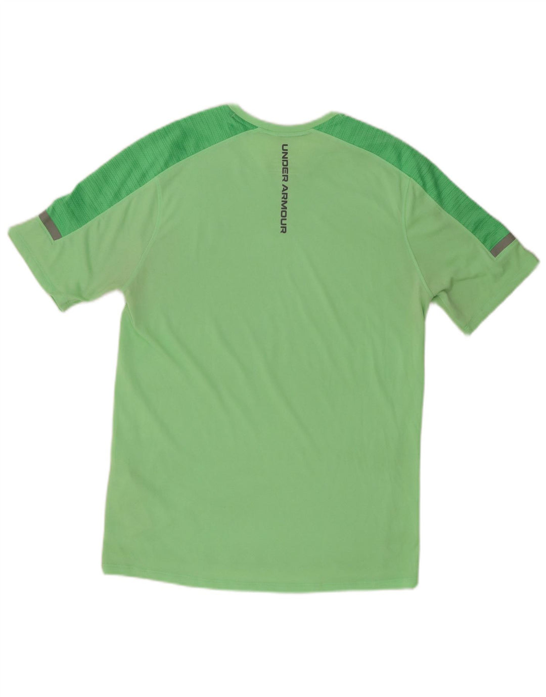 UNDER ARMOUR Herren-T-Shirt mit Grafik, Größe S, Grün, Farbblock-Polyester