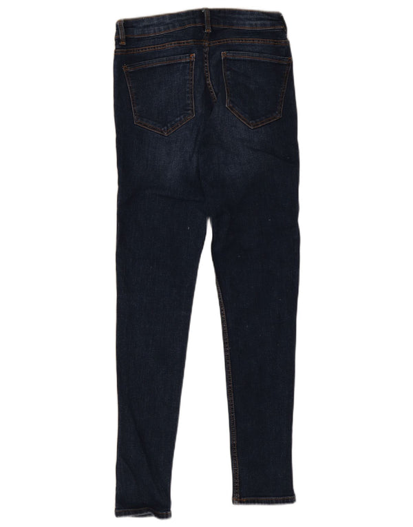 Zara Damen Skinny Jeans EU 38 Small W28 L27 Blaue Baumwolle