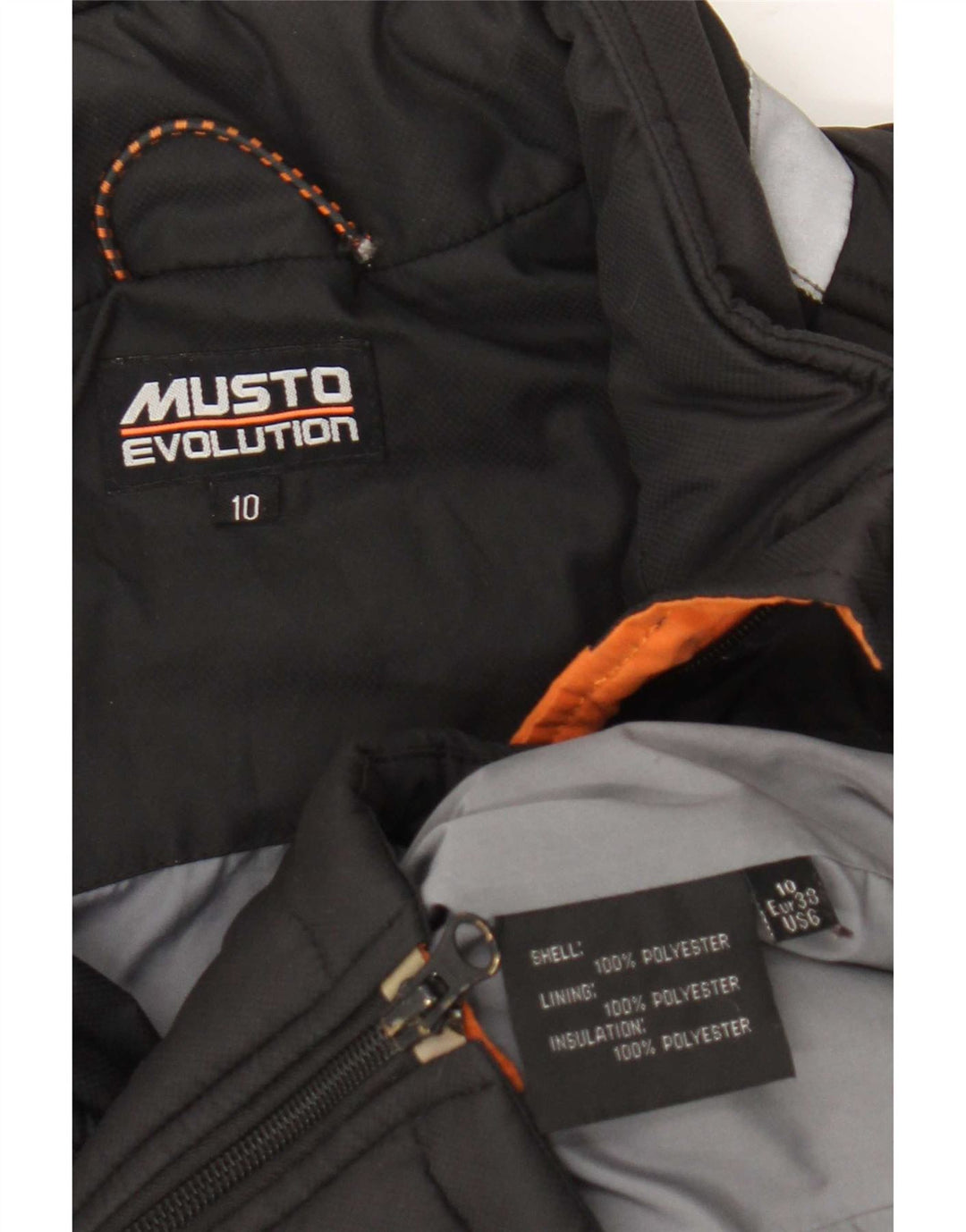 Musto Damen Wattierte Jacke UK 10 Small Schwarz Polyester