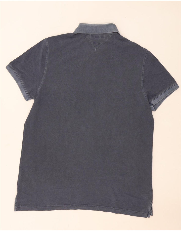 Tommy Hilfiger Herren-Poloshirt mit normaler Passform, groß, Marineblau