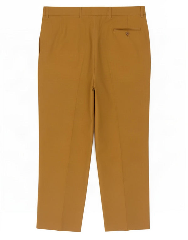 Pierre Cardin Mens Pegged Suit Hose IT 50 Large W38 L28 Beige Polyester