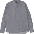 DACK'S Mens Slim Fit Shirt XL Blue Check Cotton Vintage Dack's and Second-Hand Dack's from Messina Hembry 