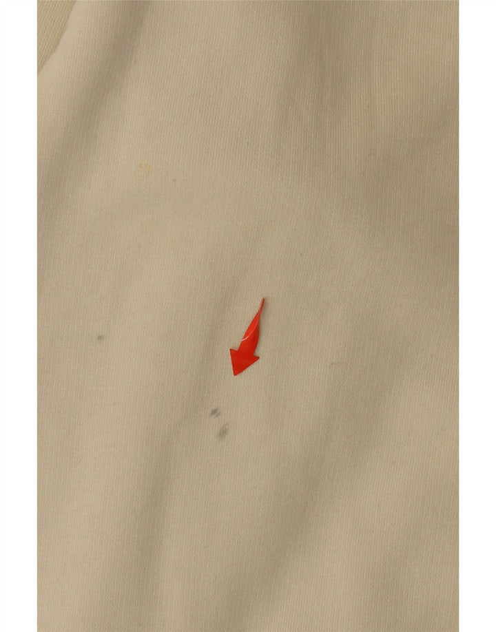 NEW BALANCE Herren-Kapuzenpullover mit Grafik, lockere Passform, mittelbeige Baumwolle