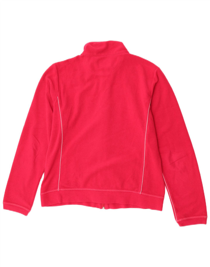 Champion Damen-Fleecejacke mit Reißverschluss, UK 16, Größe L, rosa, Polyester