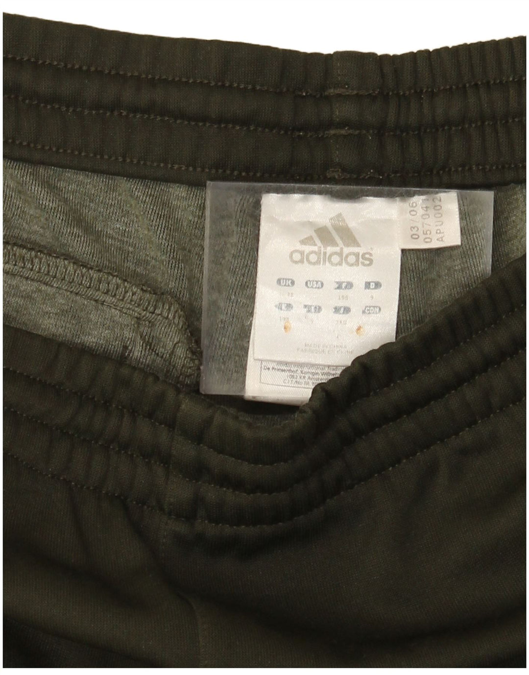 Adidas Herren Trainingshose 3XL Khaki Polyester