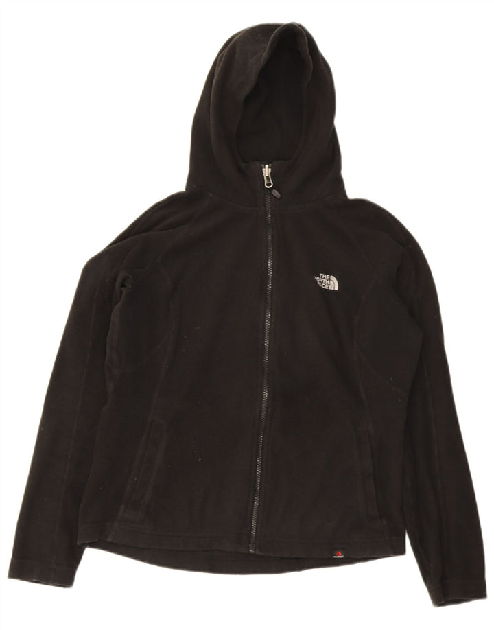 The North Face Damen-Fleecejacke mit Kapuze, UK 12, mittelschwarz, Polyester
