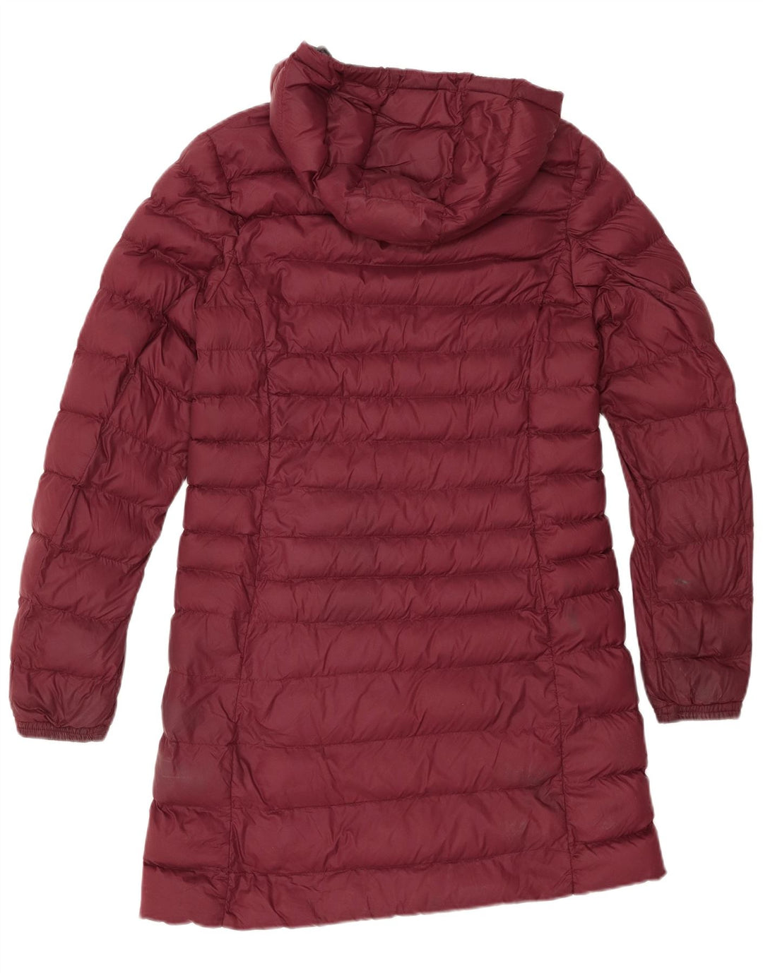 Mountain Warehouse Wattierte Jacke mit Kapuze für Damen, UK 12, Medium, Burgunderrotes Nylon