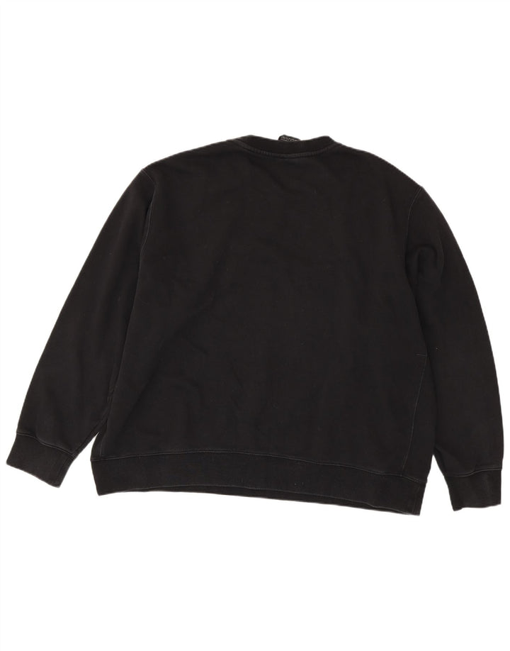 NIKE Herren Sweatshirt Pullover 2XL Schwarz Baumwolle