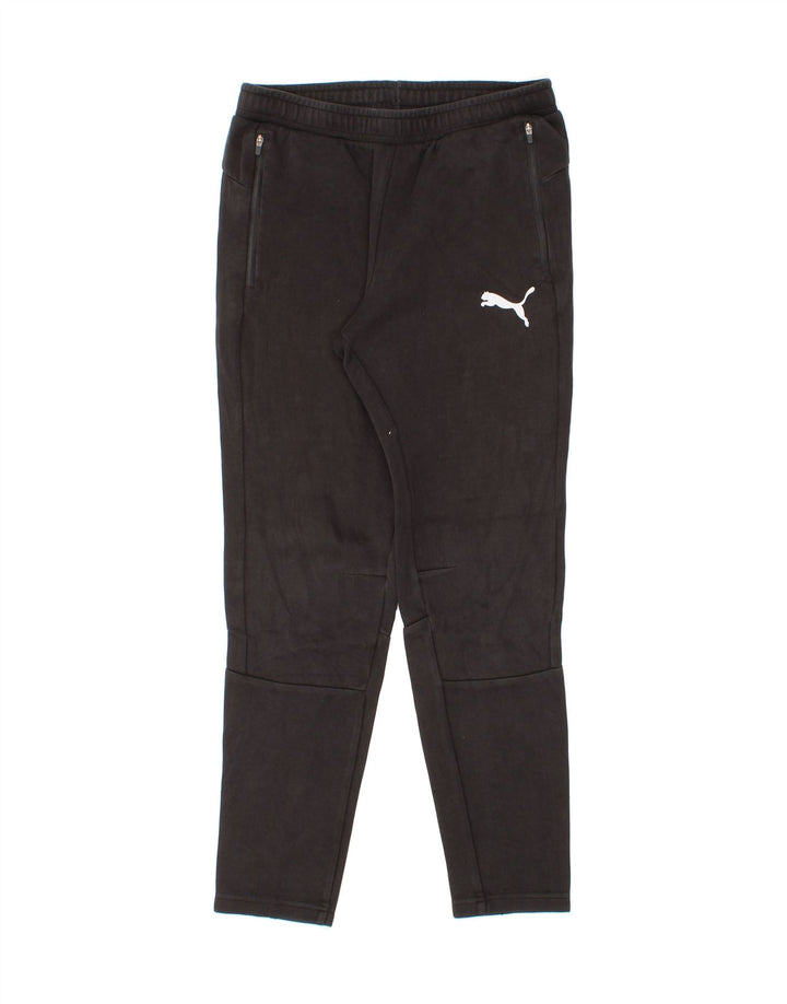 PUMA Mens Tracksuit Trousers Small  Black Vintage Puma and Second-Hand Puma from Messina Hembry 
